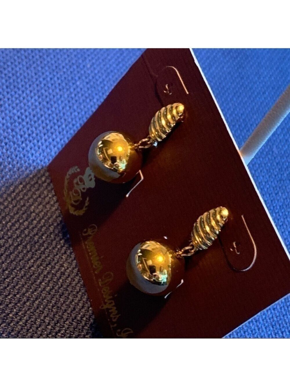 PREMIER DESIGNS vintage gold drop earrings